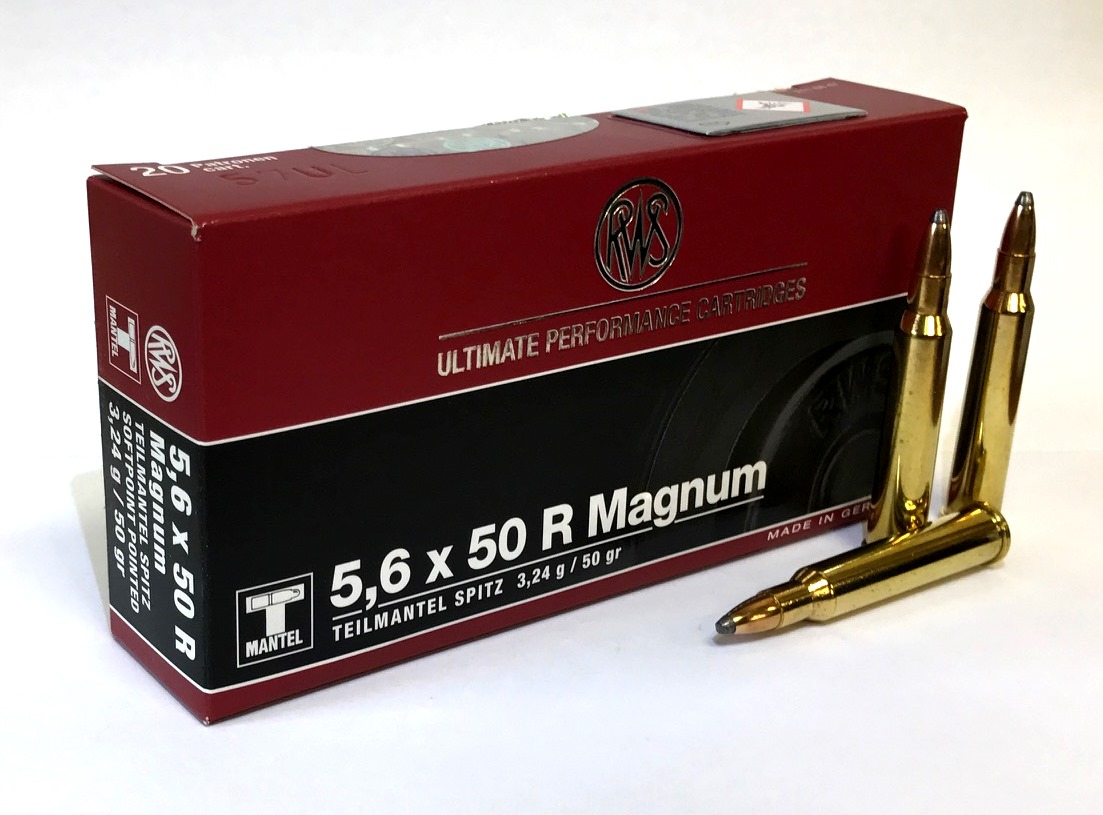 RWS 5,6x50R Magnum 50 Grain T-Mantel  2116847